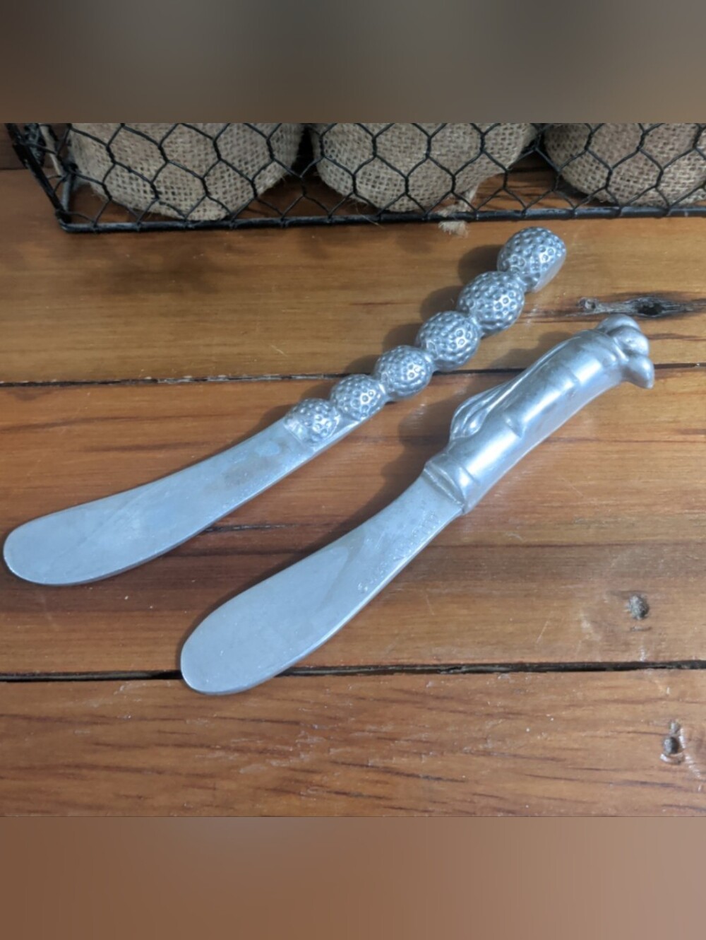 Mariposa 2000 Golf Themed Cheese Spreader Set